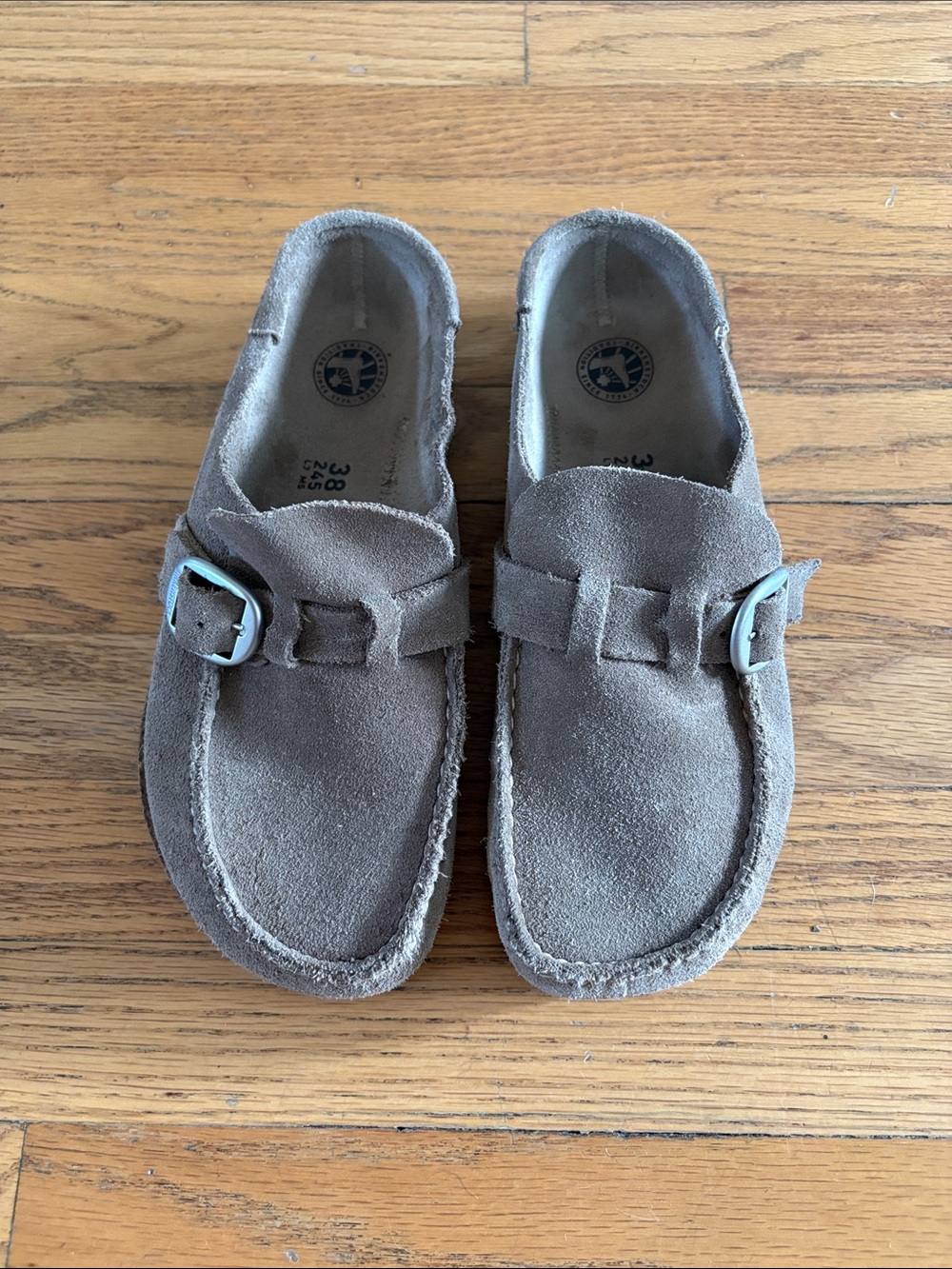 Birkenstock Buckley Suede Leather Clogs